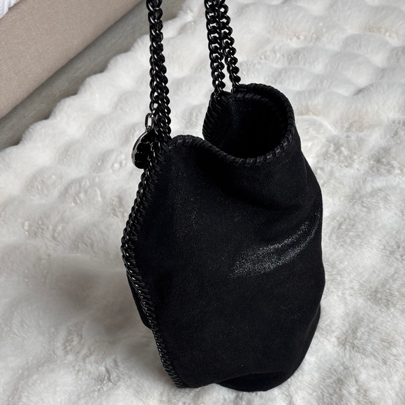 Stella McCartney Falabella Black Chain Handle Women's Bag - Picture 12 of 14